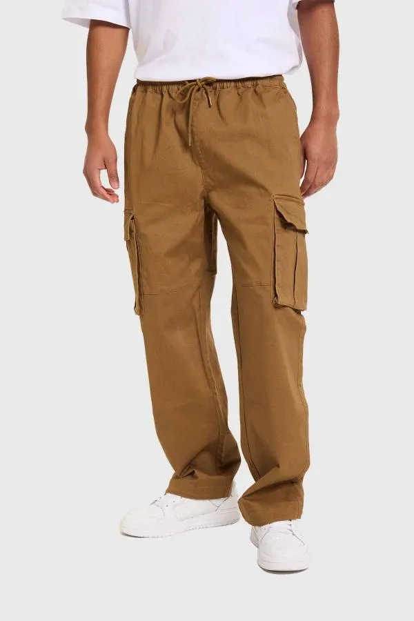 PantalÓn hombre jogger cargo kaki