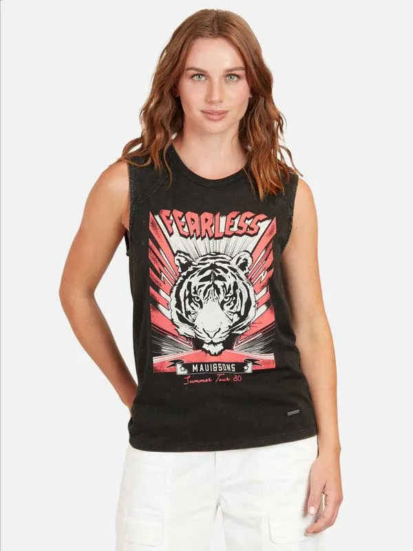 POLERA LIVIANA FEARLESS TIGER