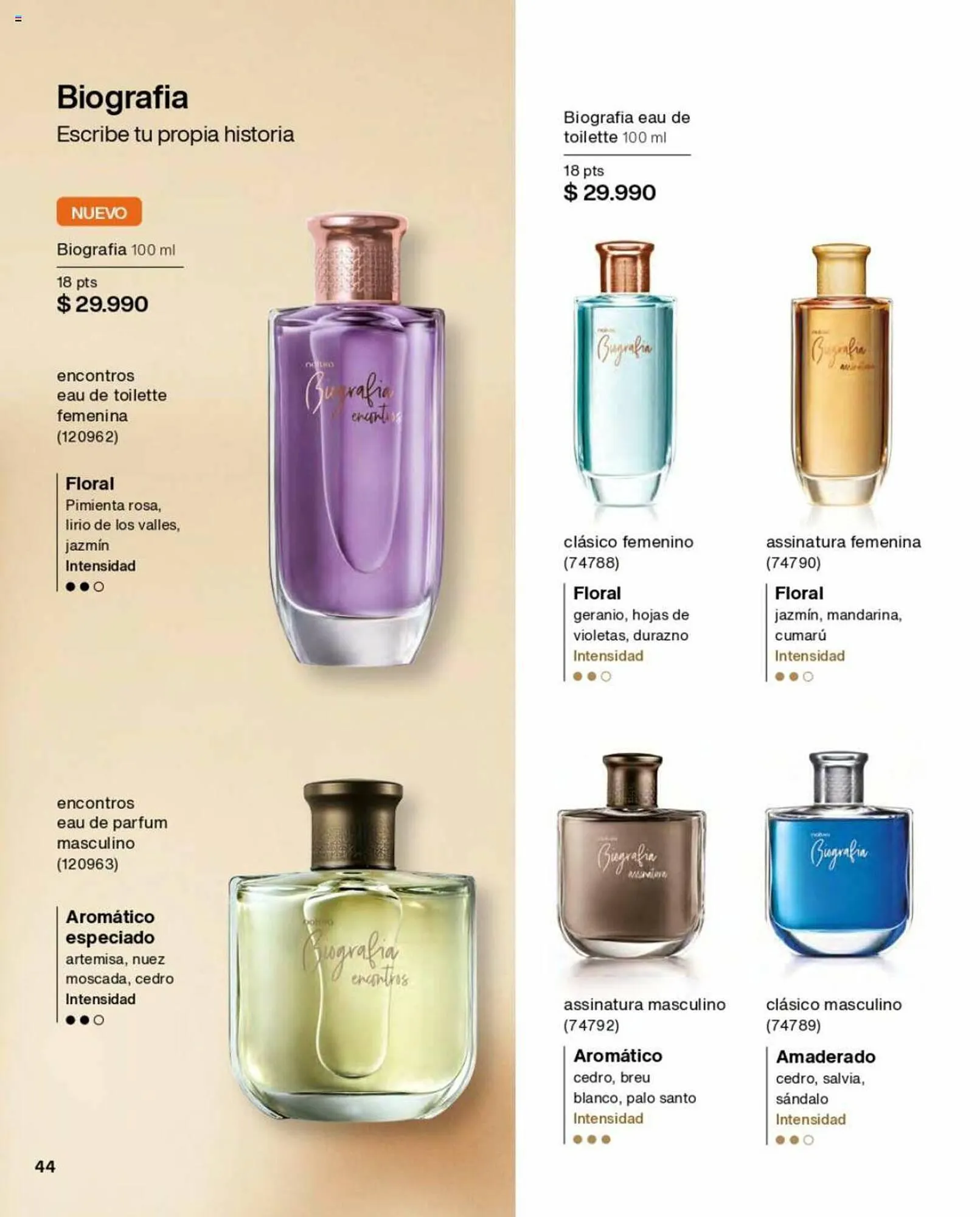 Catálogo de Catálogo Natura 1 de septiembre al 30 de septiembre 2023 - Página 44