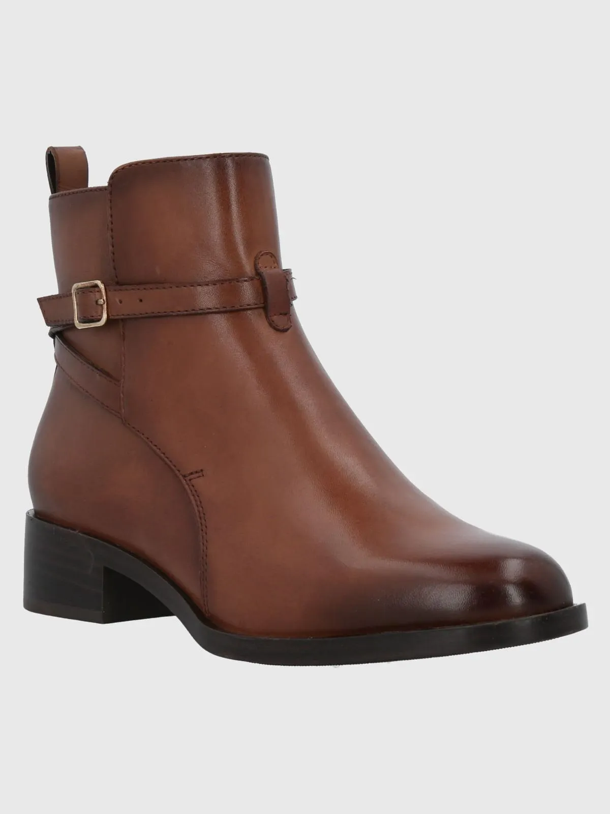Botin Cuero Ronan Café Hush Puppies