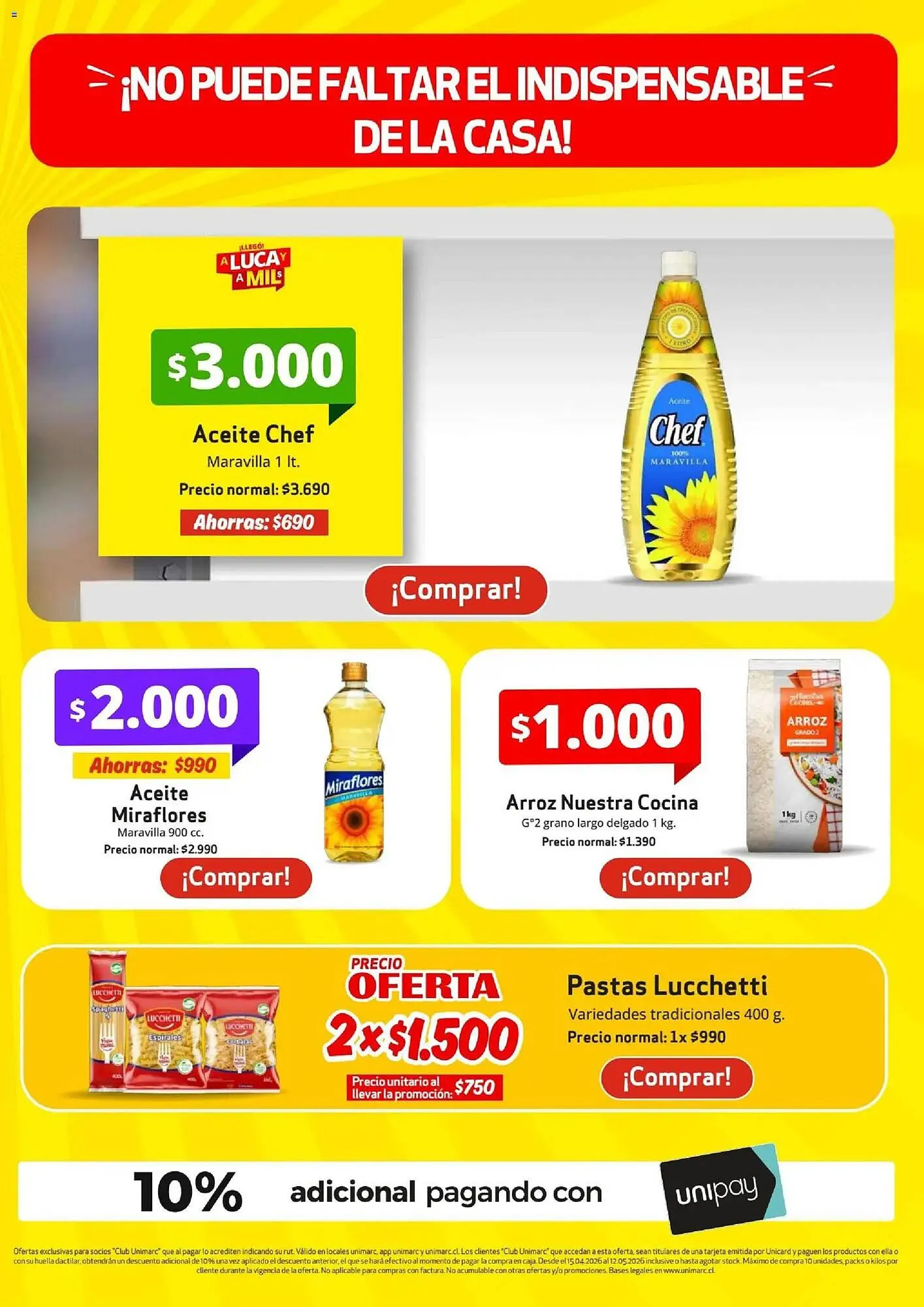 Catálogo de Catálogo Unimarc 15 de abril al 13 de mayo 2026 - Página 13