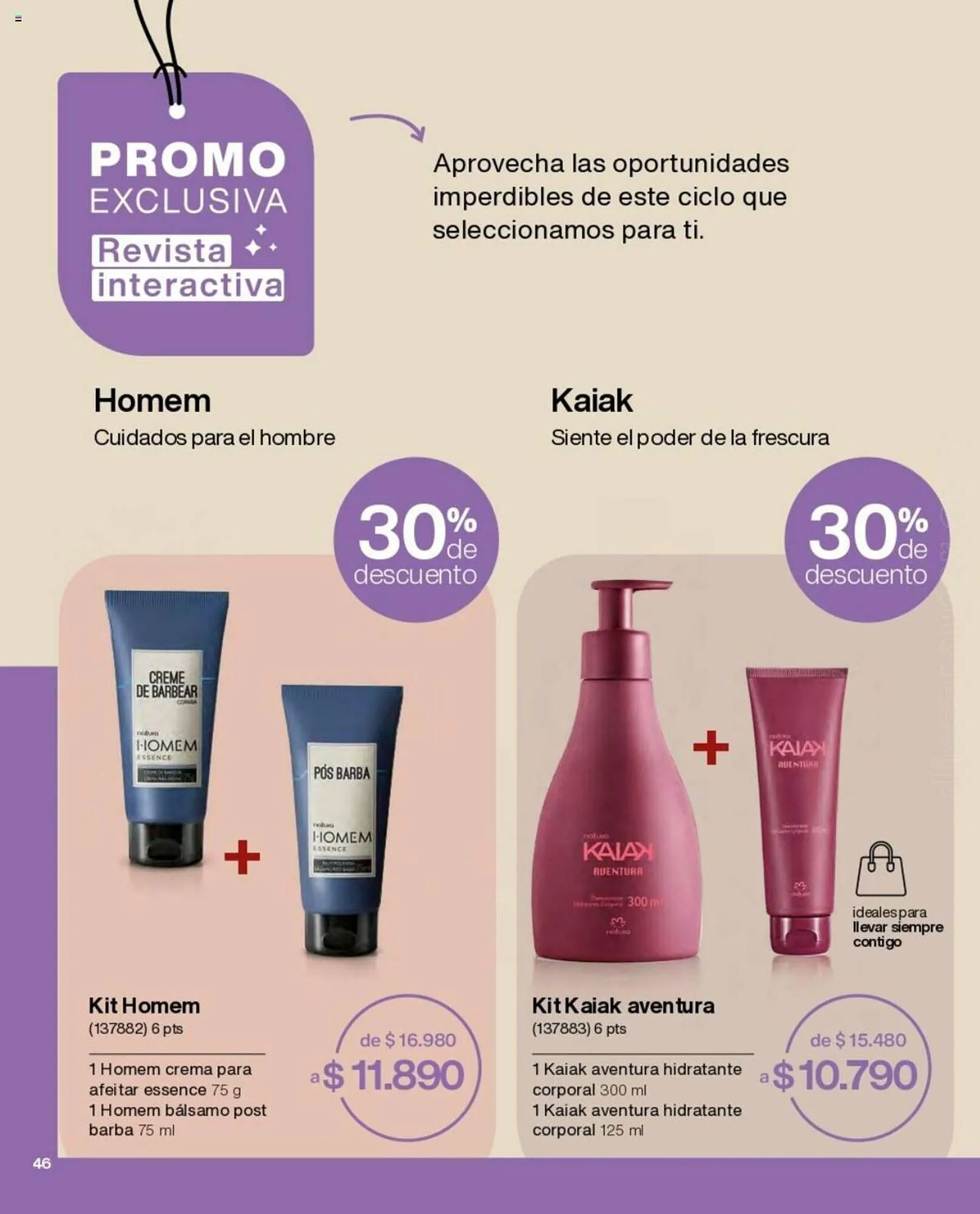 Catálogo de Catálogo Natura 1 de julio al 31 de octubre 2023 - Página 46