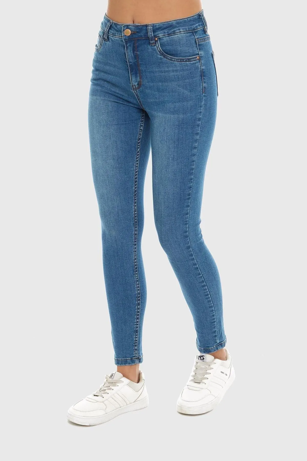 Jeans Mujer Skinny Estela Azul