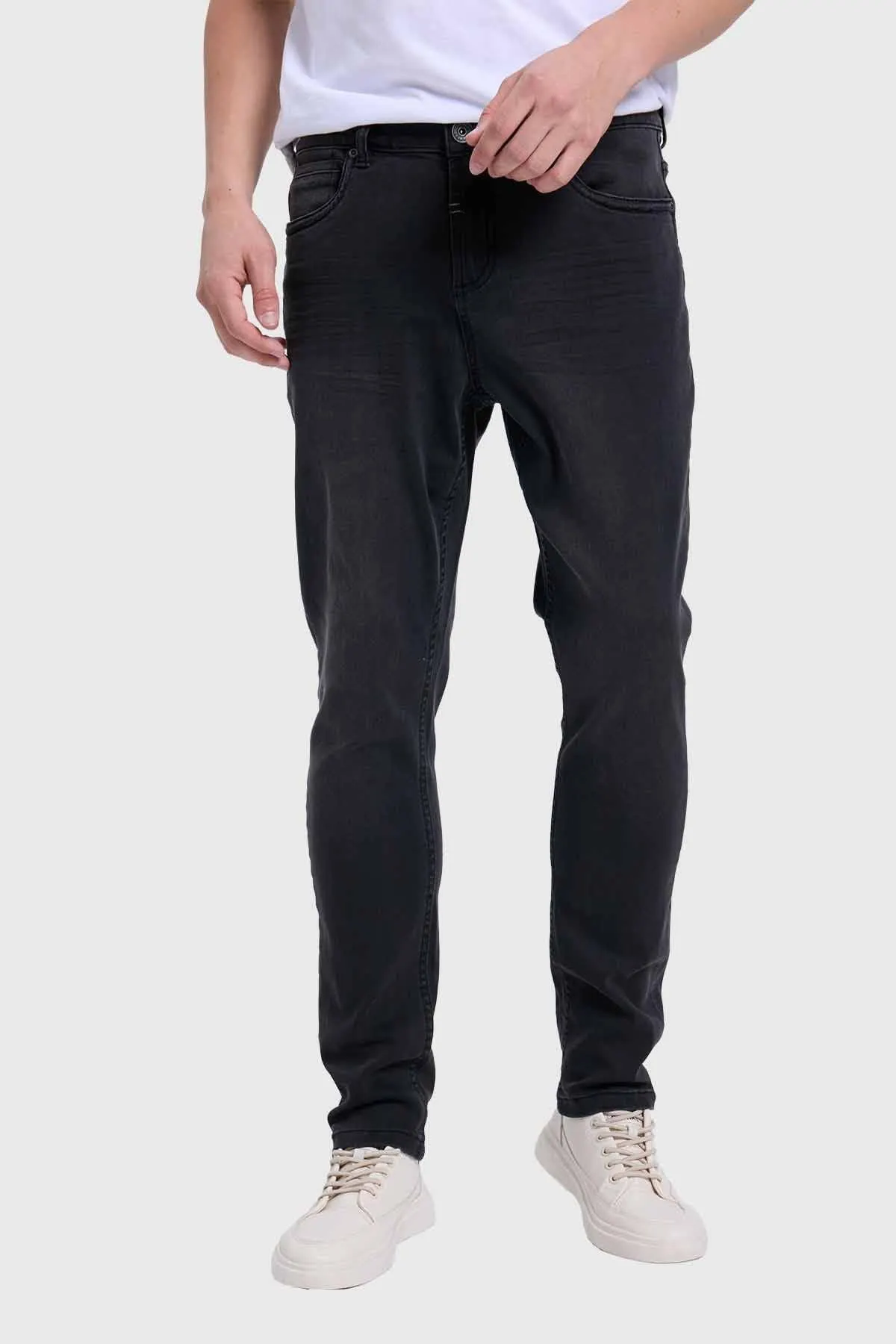 Jeans Hombre Skinny Negro