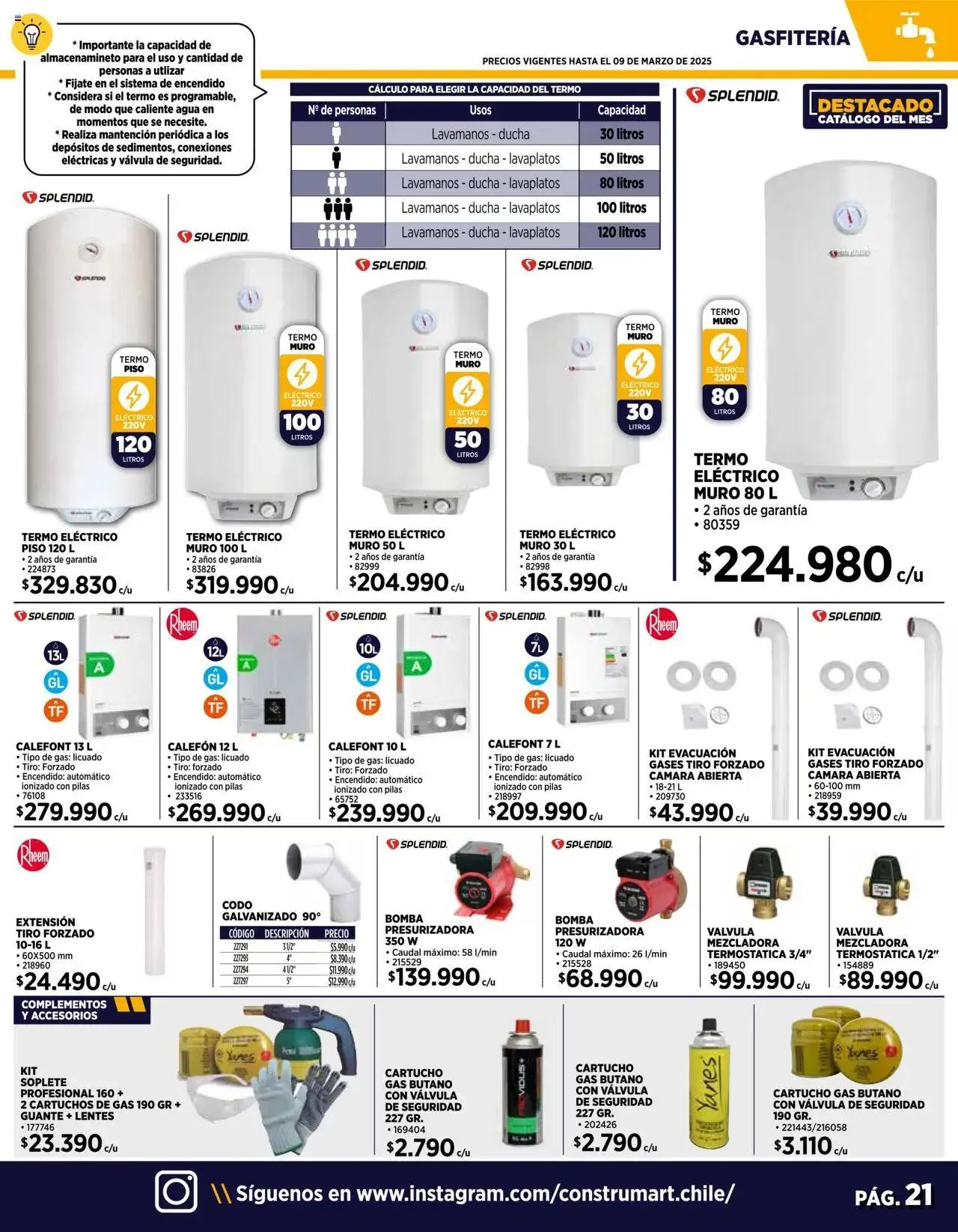 Catálogo de Construmart ofertas  1 de marzo al 31 de marzo 2025 - Página 21