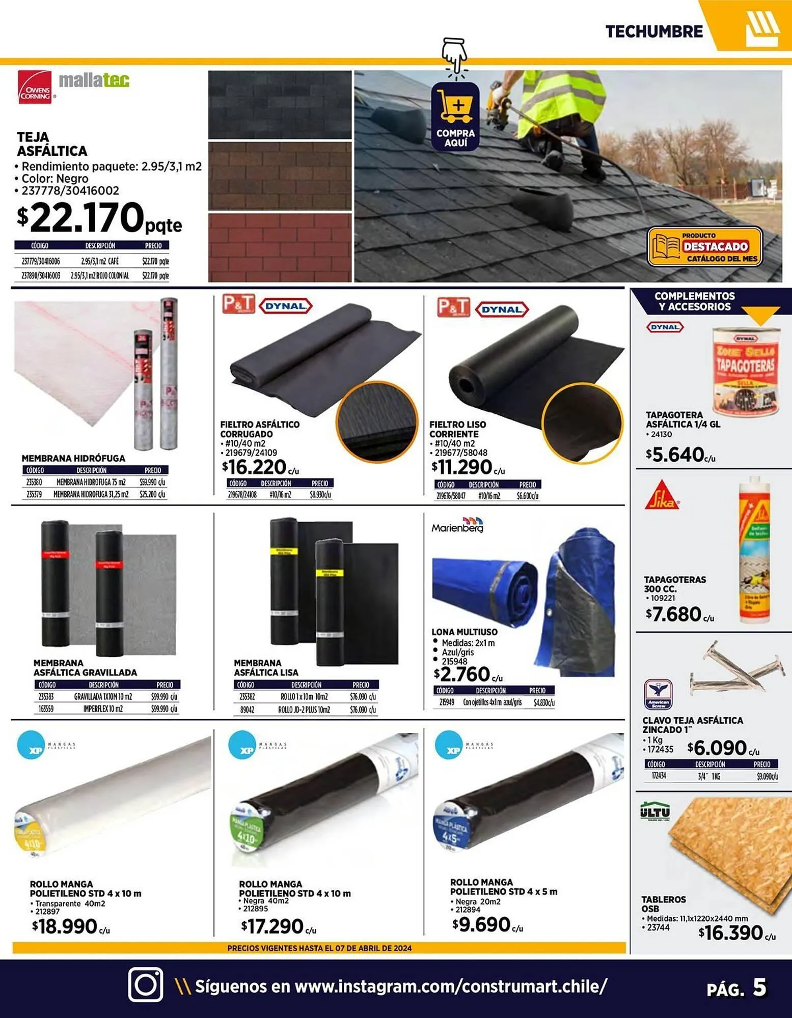 Catálogo de Catálogo Construmart 3 de abril al 28 de abril 2024 - Página 5