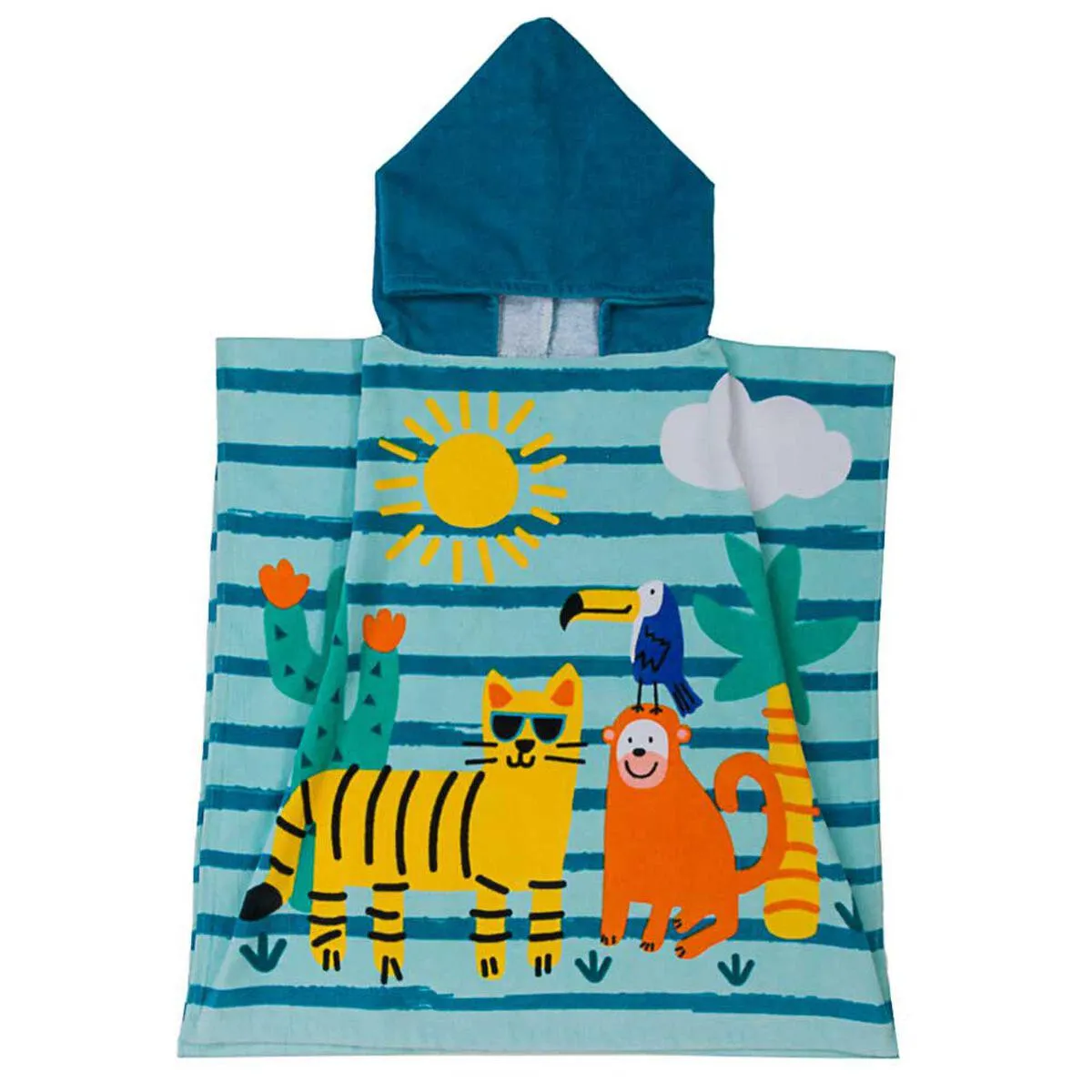 Toalla con Capucha Infantil Casanova Kids Animal 60 x 120 cm