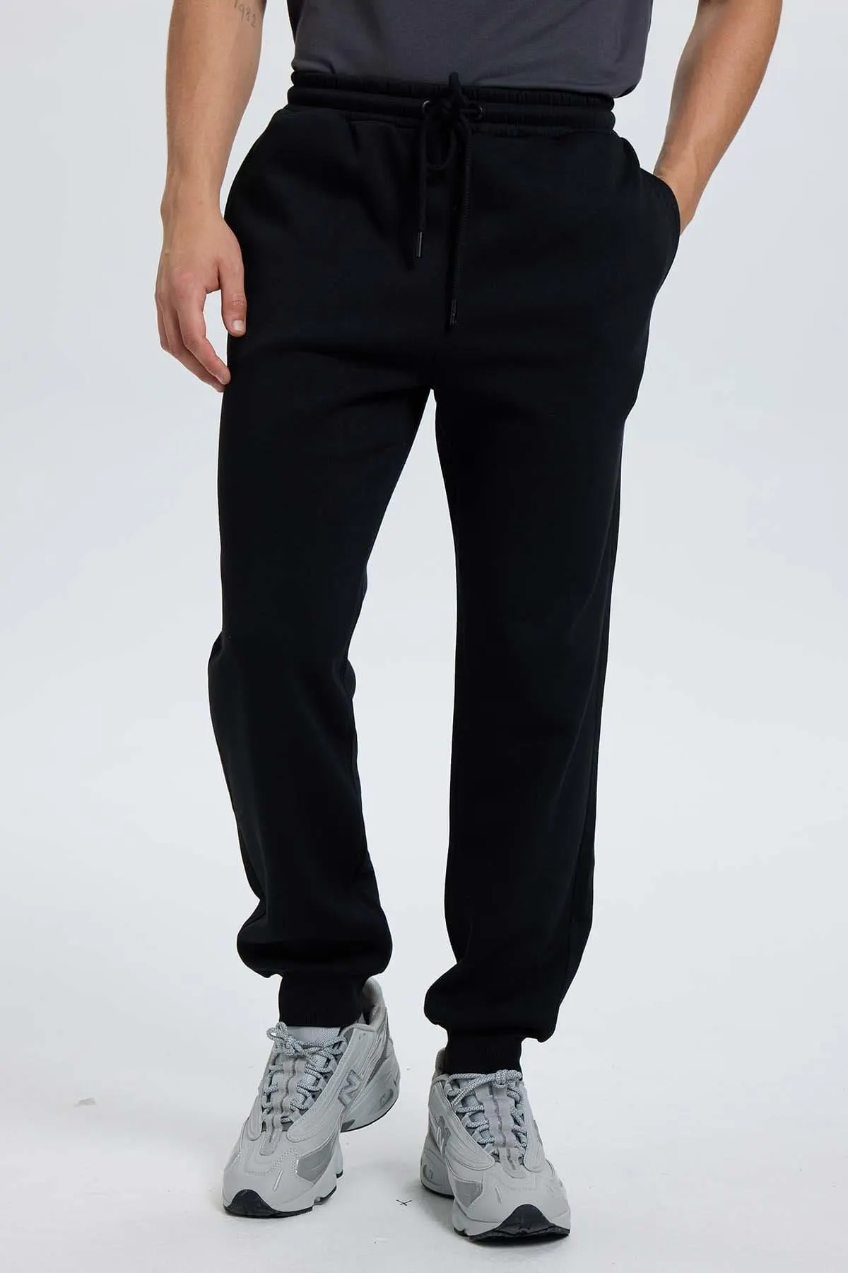 Pantalón Buzo Hombre Jogger Negro