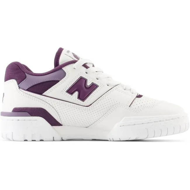Zapatillas Urbanas Mujer New Balance 550 Blanca/Morada