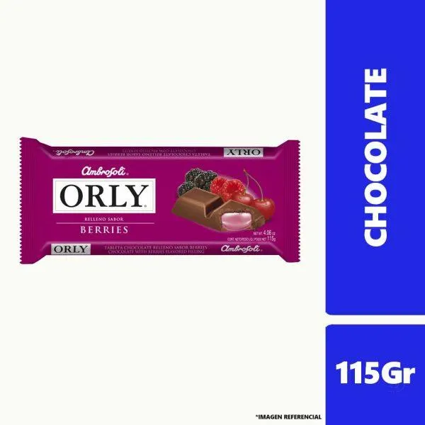 Chocoalate Orly Berries Ambrosoli 115Gr