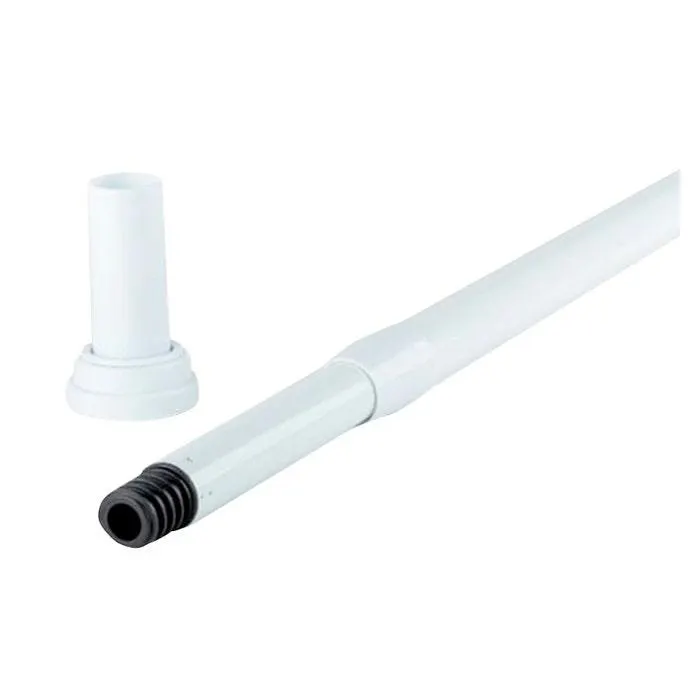 BARRA EXTENSIBLE 25MM 1.10 A 2.00 BLANCA METALHSA