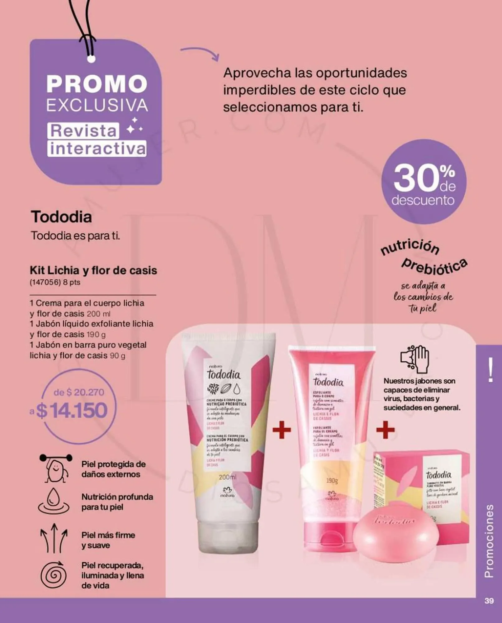 Catálogo de Catálogo Natura 18 de septiembre al 30 de septiembre 2023 - Página 62