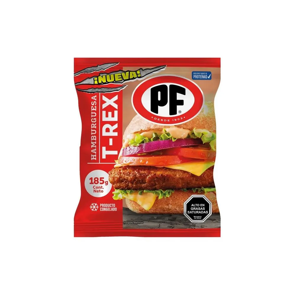Hamburguesa T-Rex Pf 185 Gr