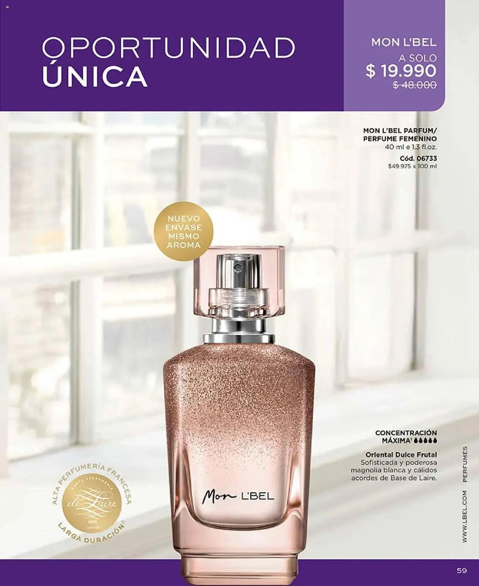 Catálogo de Catálogo L'Bel 30 de abril al 17 de mayo 2026 - Página 61