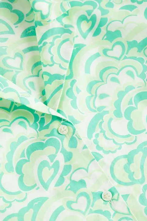 Camisa resort de algodón