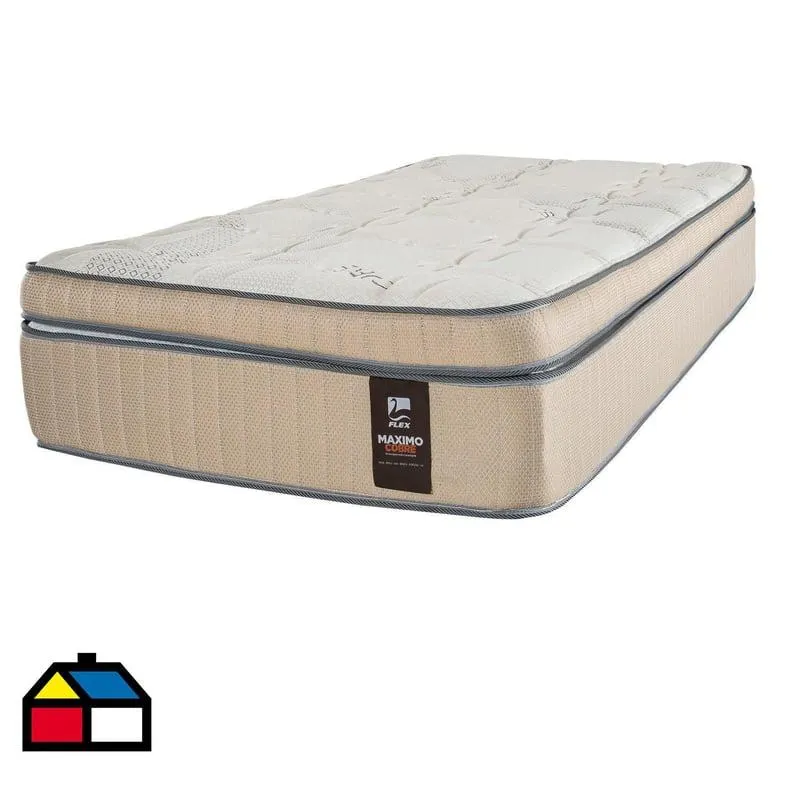 Colchón Máximo Cobre 1.5 plaza (105x190)