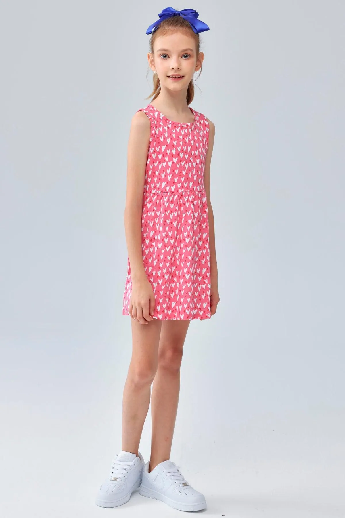 Vestido Niña Básico Toodler Fucsia