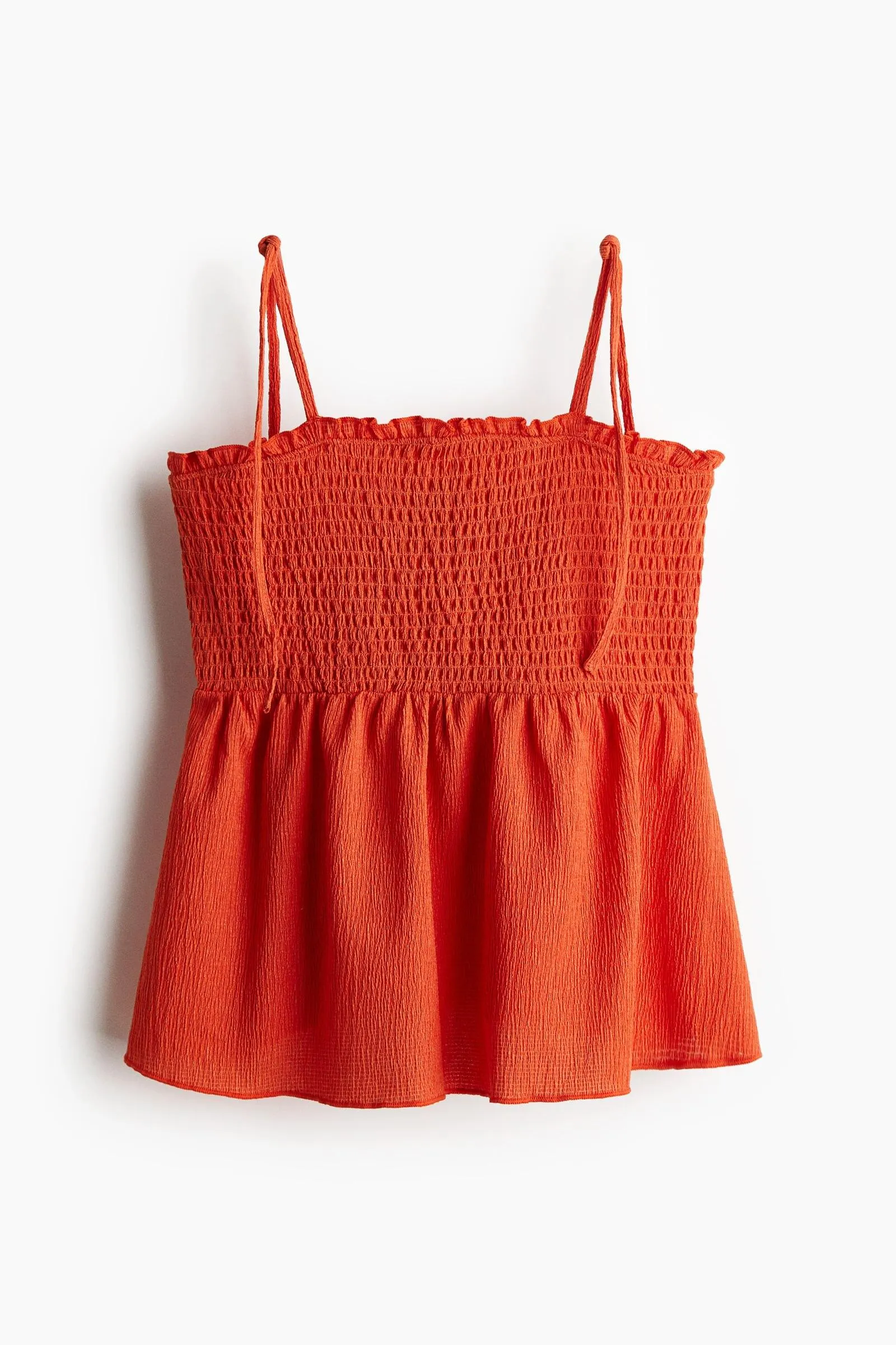 Top panal de abeja con tirantes finos