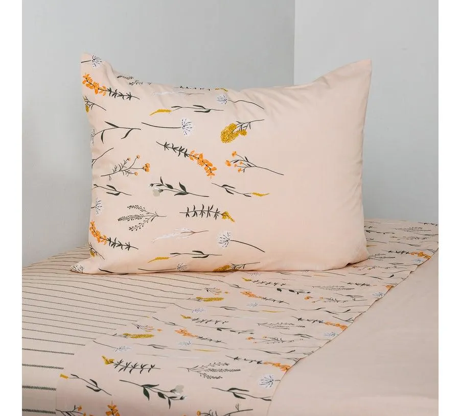 Sábanas 1.5 Plazas 200 Hilos Floresta