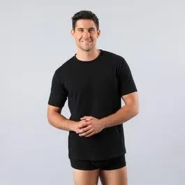 Camiseta Cuello Redondo Hombre M/Corta 50751 Negro