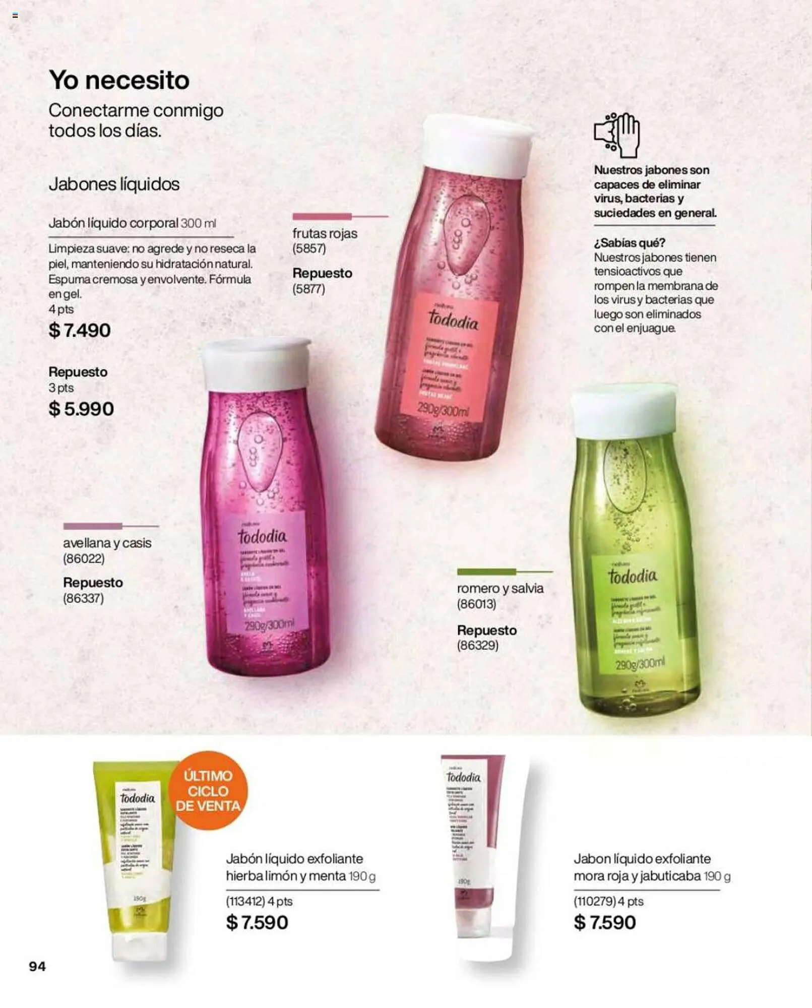 Catálogo de Catálogo Natura 1 de julio al 31 de octubre 2023 - Página 94