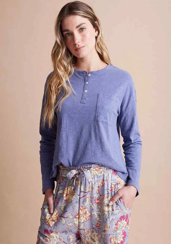 Pijama top algodon bottom de viscosa