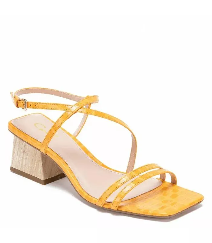 Sandalia Mina Mostaza