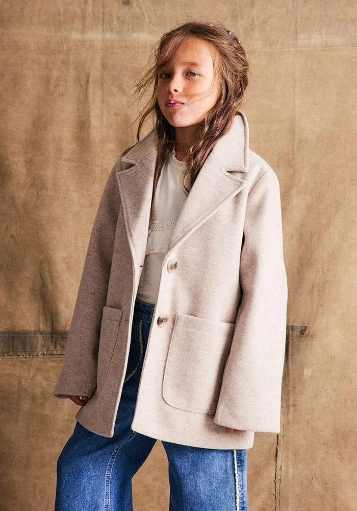 Abrigo Oversize Café Abierto 1 3A