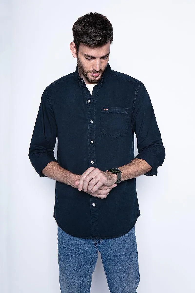Camisa Garment Dyed Sport Fj Navy