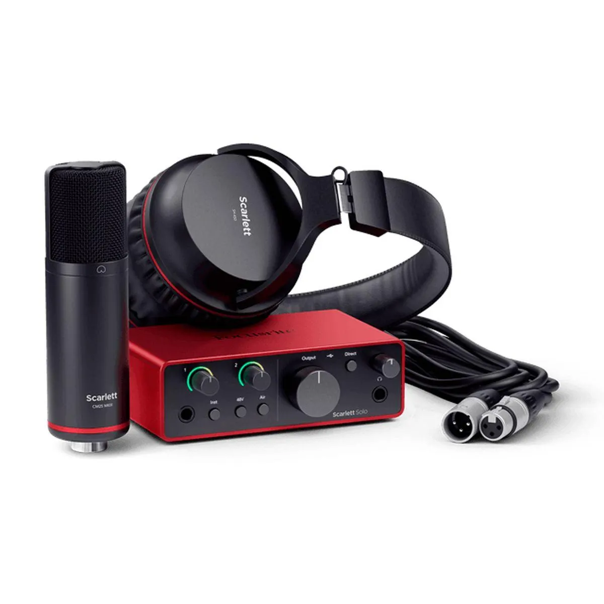 Pack homestudio Focusrite Studio Scarlett Solo 4th gen