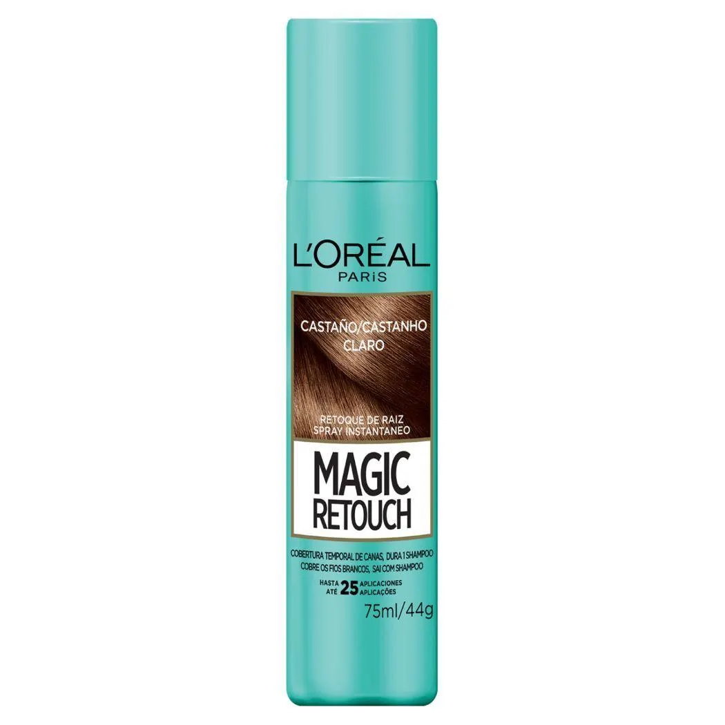 Retocador de Raices L'Oréal Magic Retouch Castaño Claro 75ml