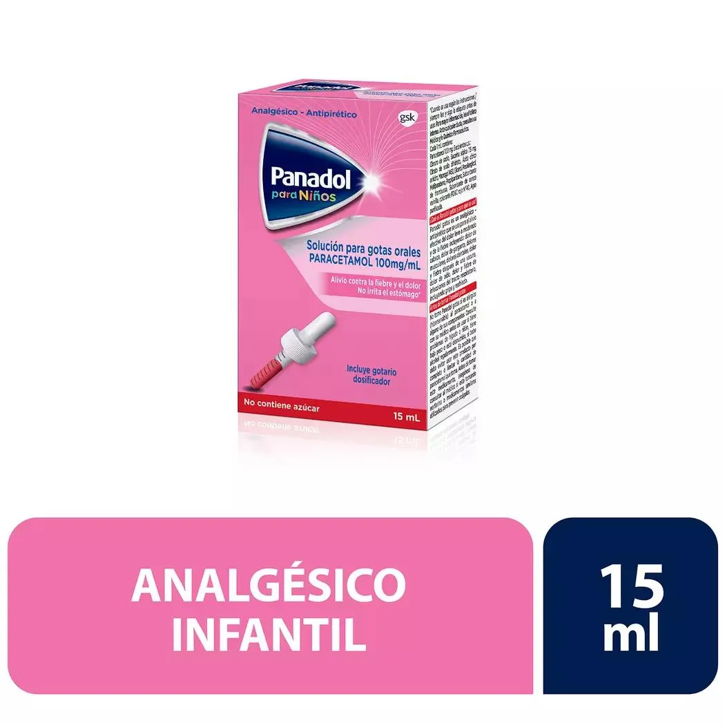 Panadol Niños Paracetamol Gotas 15ml