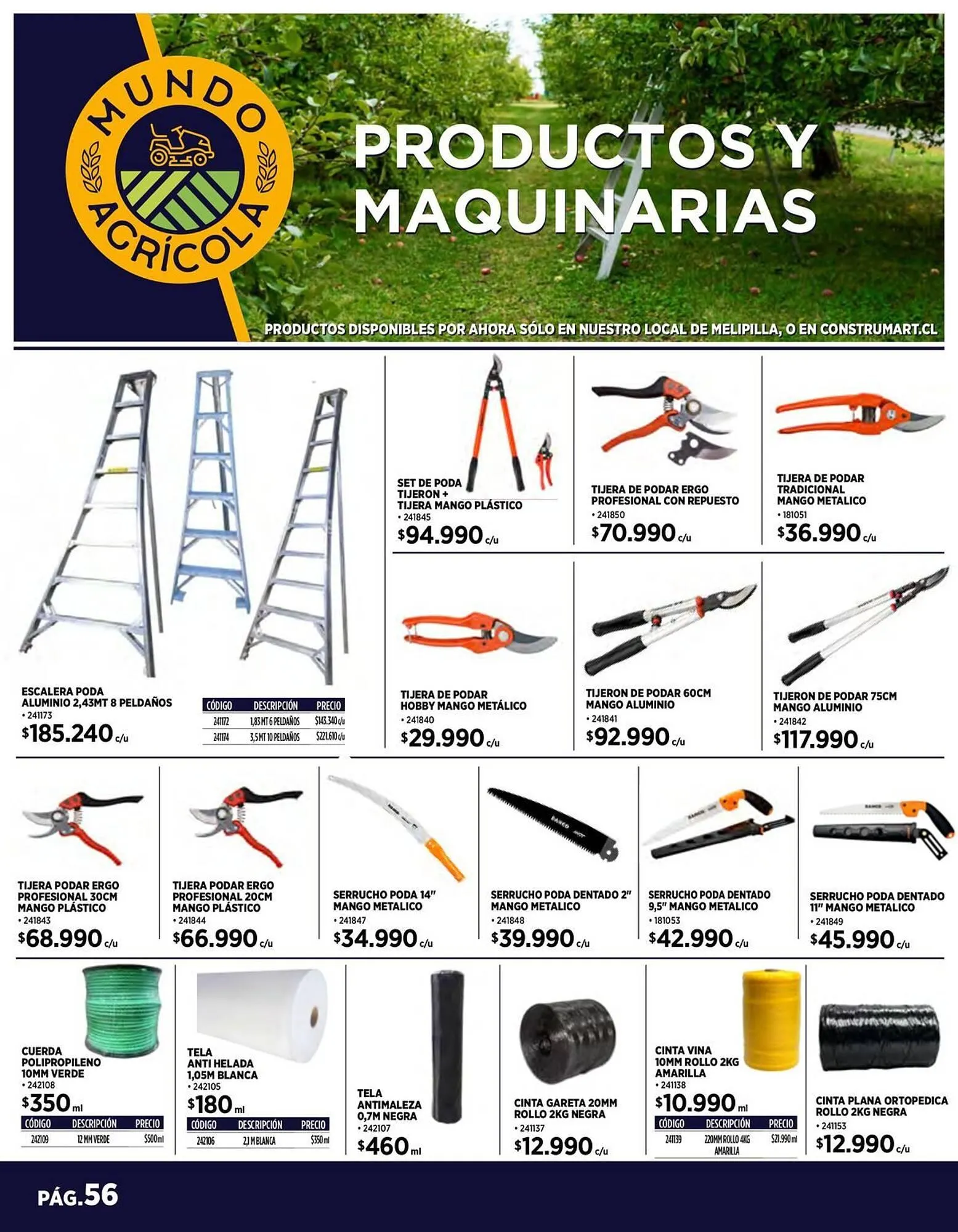 Catálogo de Catálogo Construmart 3 de abril al 28 de abril 2024 - Página 56