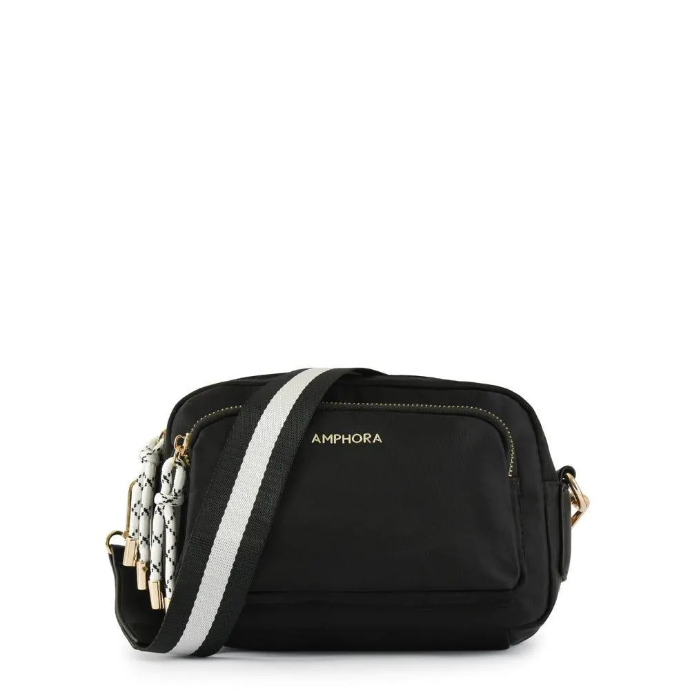 Cartera bandolera pequeña aferdita negro
