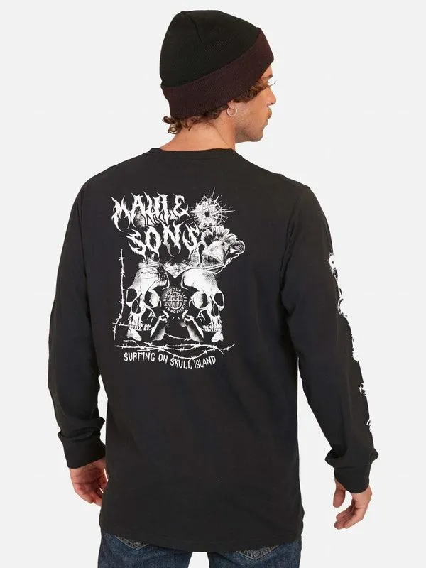 POLERA ML SKULL PUNK