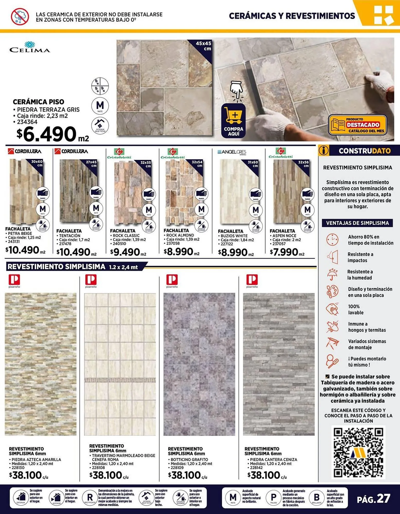 Catálogo de Catálogo Construmart 3 de abril al 28 de abril 2024 - Página 27