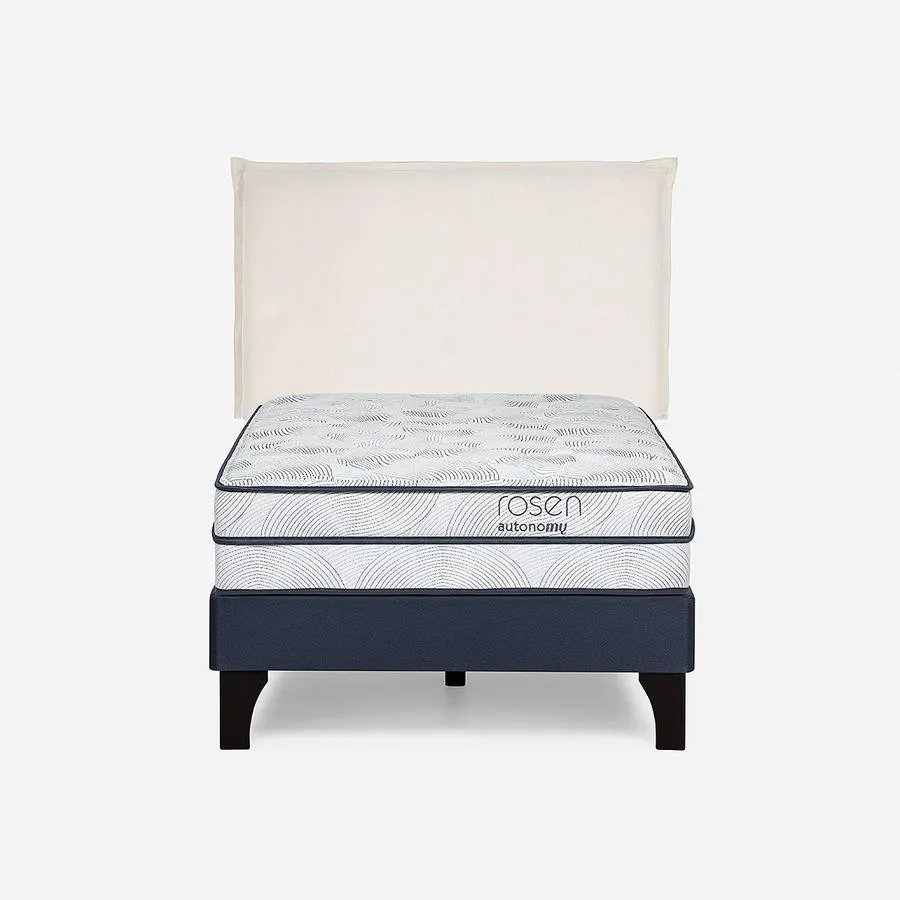 Cama Autonomy Sky 1,5 Plazas + Respaldo Maura