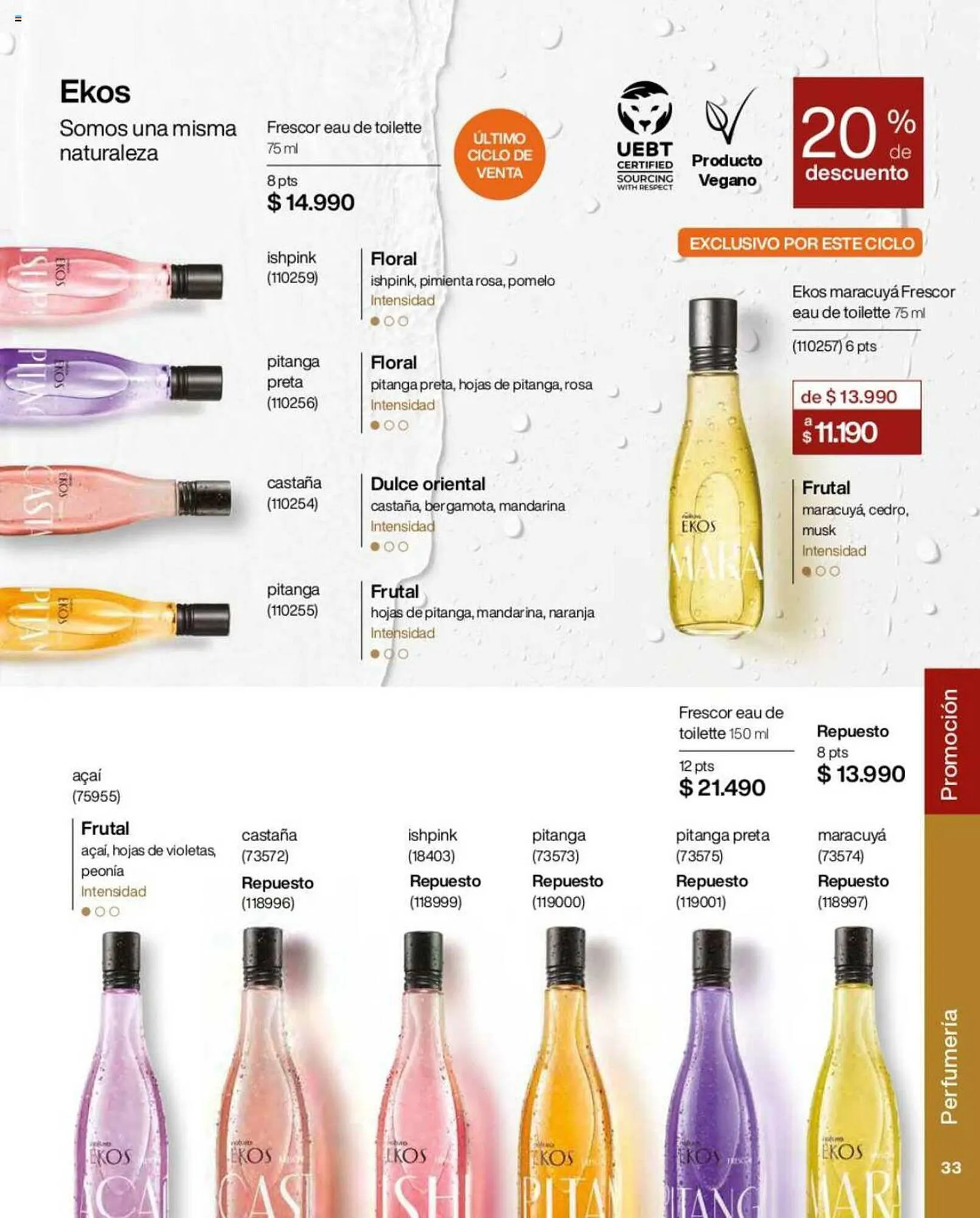 Catálogo de Catálogo Natura 1 de julio al 31 de octubre 2023 - Página 33