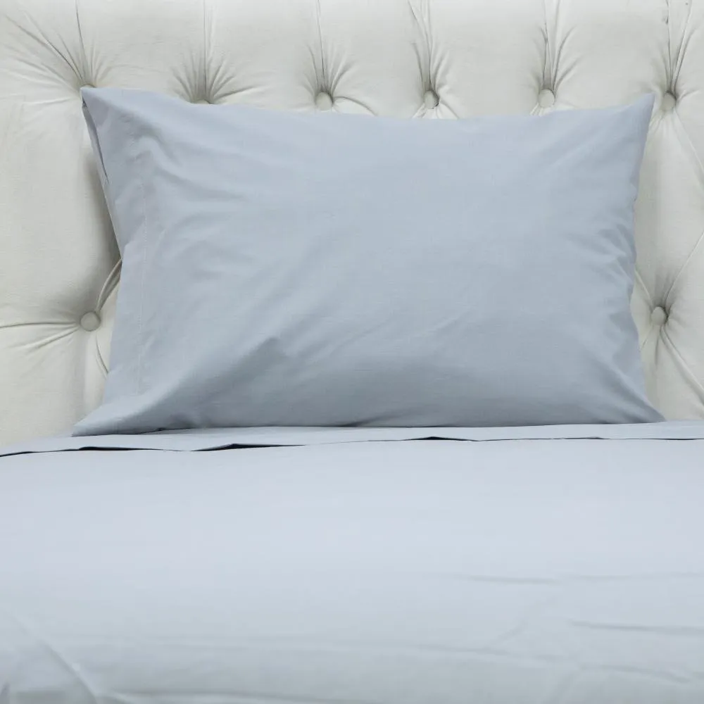 Juego De Sábanas Belle Noite Liso BN / 1.5 Plazas