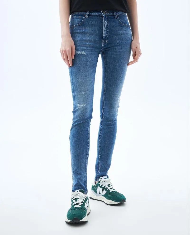 Jean Jegging cuatro bolsillos para mujer