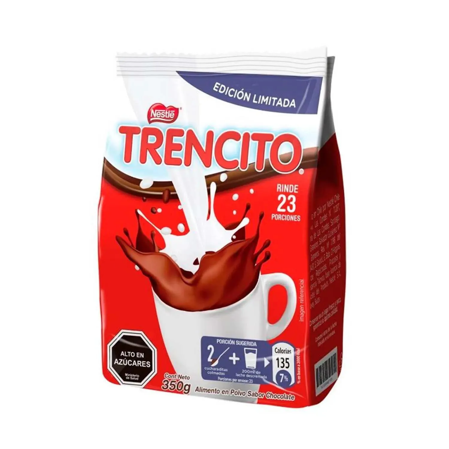 Saborizante Trencito en Polvo Sabor Chocolate, 350gr.