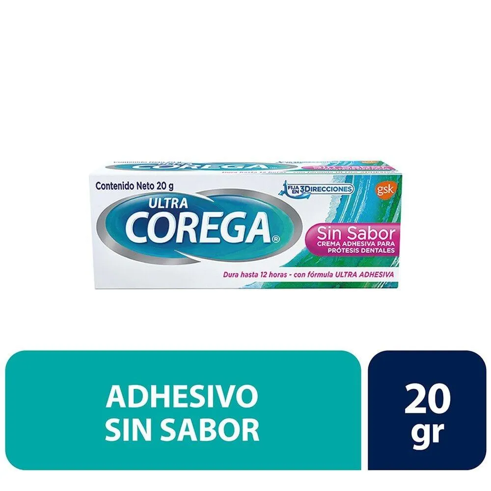 Crema Adhesiva Prótesis Dental Sin Sabor 20 gr