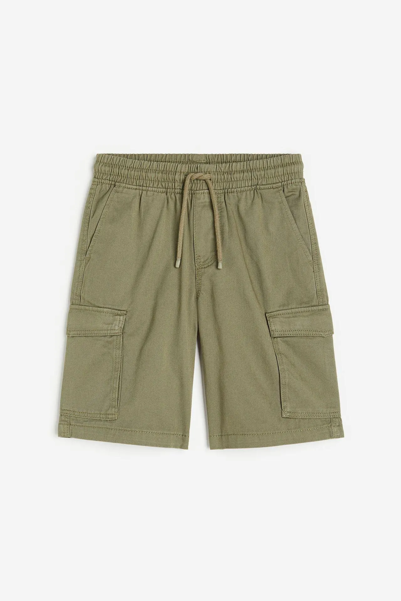 Bermudas cargo de sarga