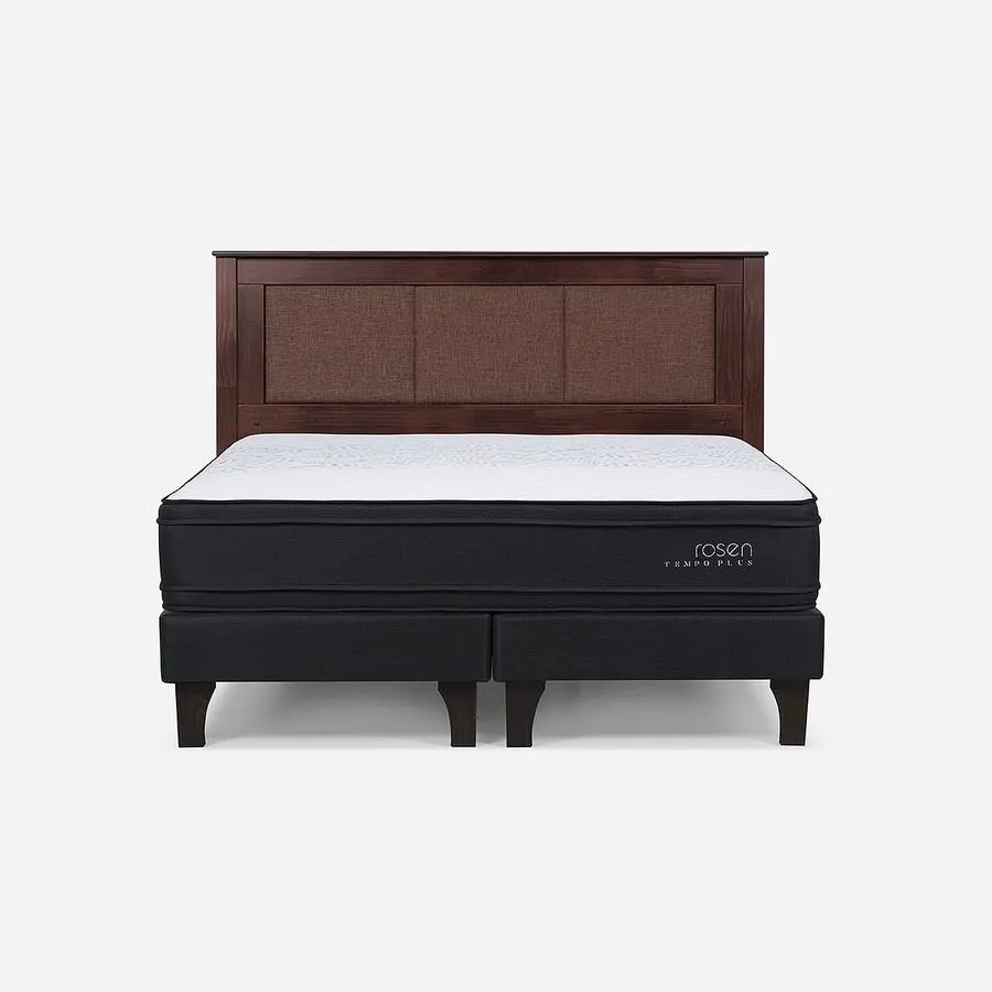 Cama Tempo Plus 2 Plazas + Respaldo Rachel