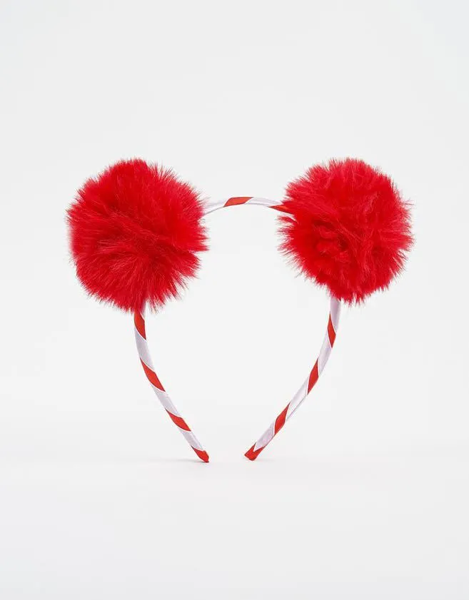 Cintillo con pompones