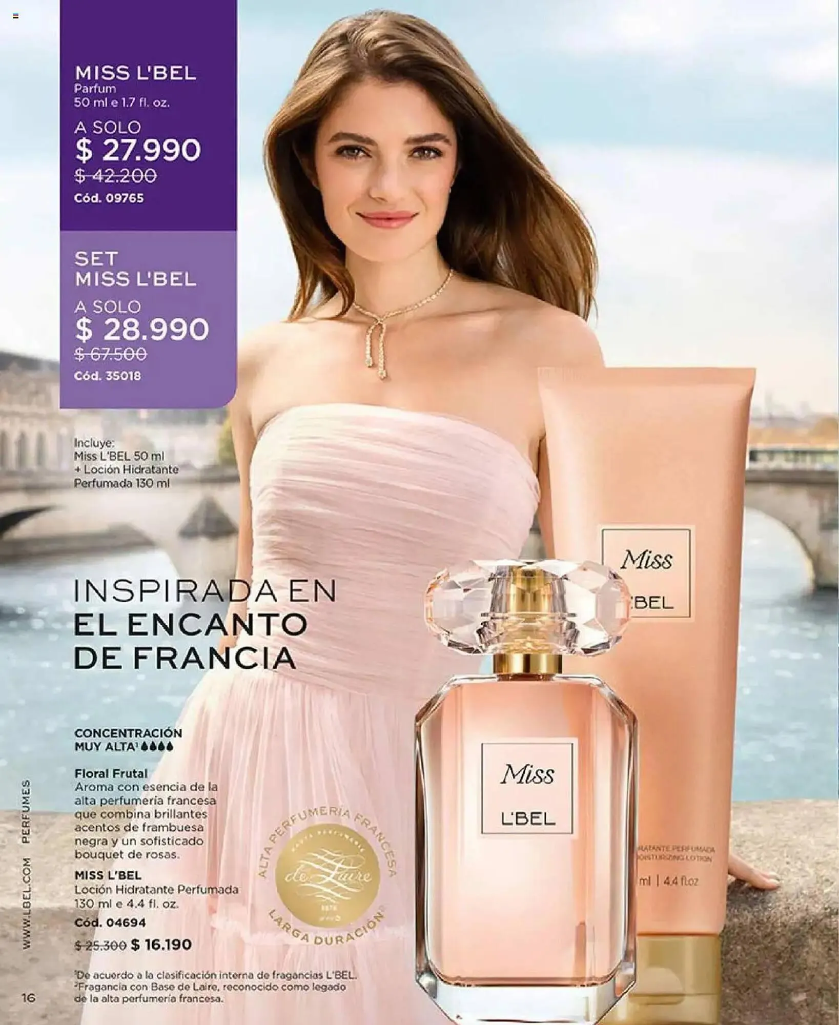 Catálogo de Catálogo L'Bel 29 de julio al 1 de septiembre 2025 - Página 16