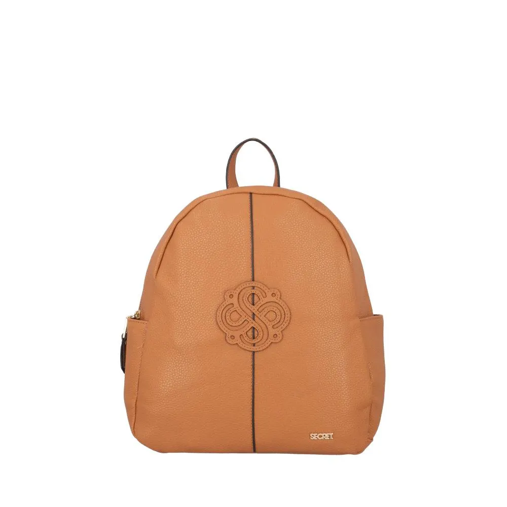 Mochila Cartera Genova Café Mediana