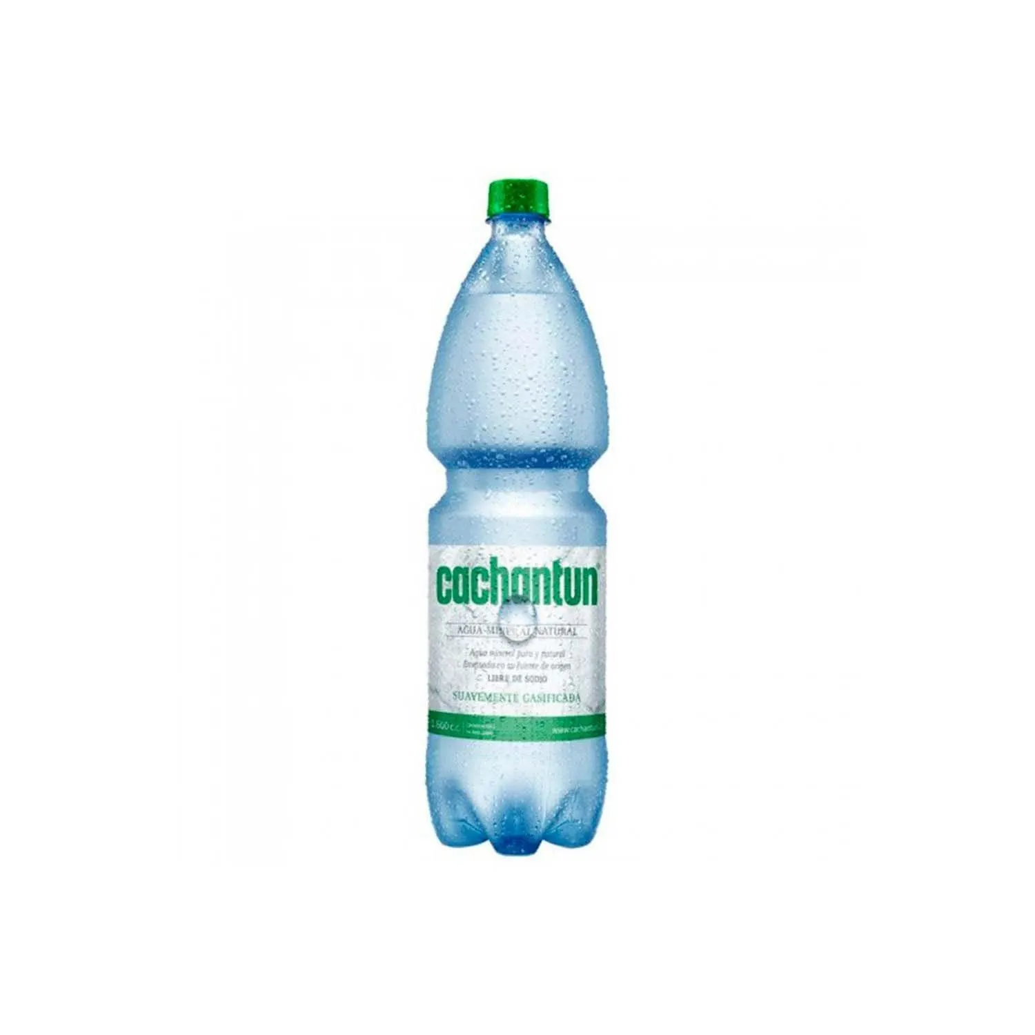 Agua Mineral Cachantun con Gas Light, 1.6Lts.