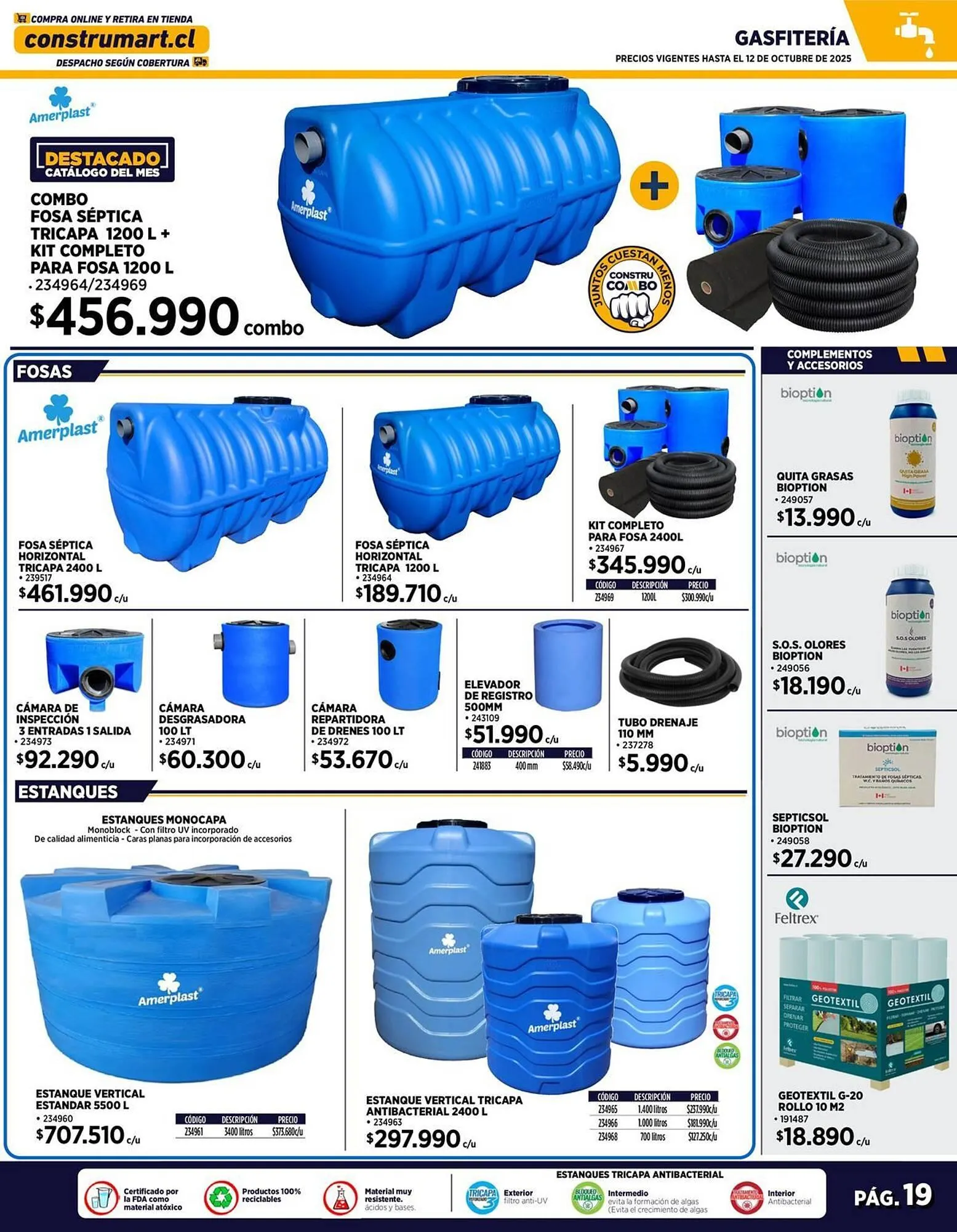 Catálogo de Catálogo Construmart 1 de octubre al 31 de octubre 2025 - Página 19