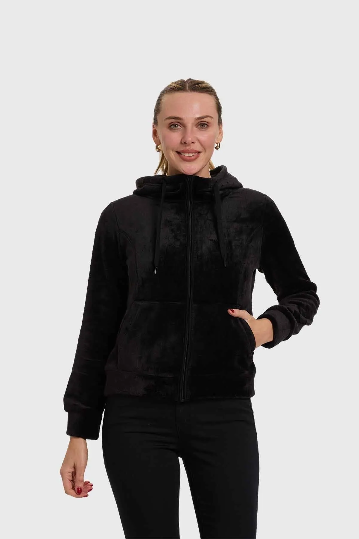 Polar Mujer Entallado Negro